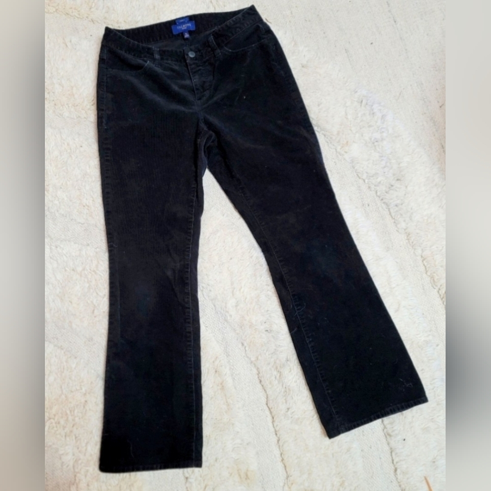 *final price* Talbots "Curvy" boot cut navy cords 32 inseam sz 2